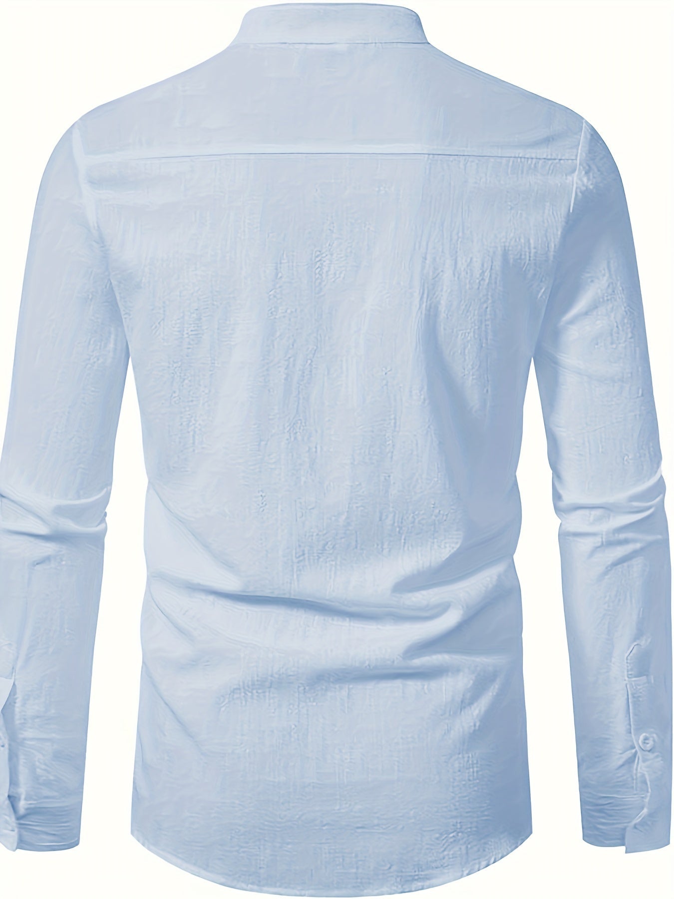 CONOR™™ | Men's Cotton-Linen Popover Shirt