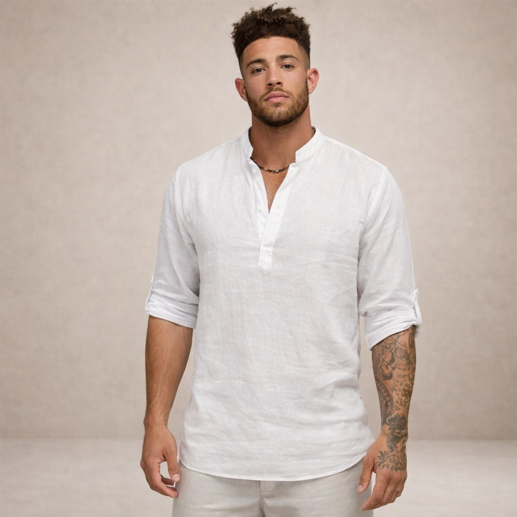CONOR™™ | Stand Collar Shirt