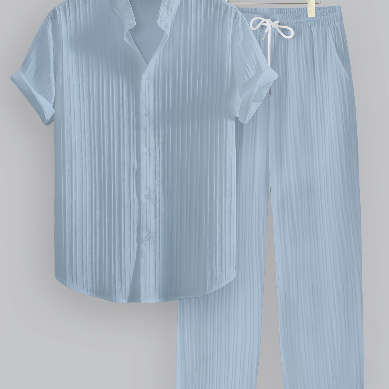 CONOR™™ | Men's Ribbed Fabric Co-Ord Set
