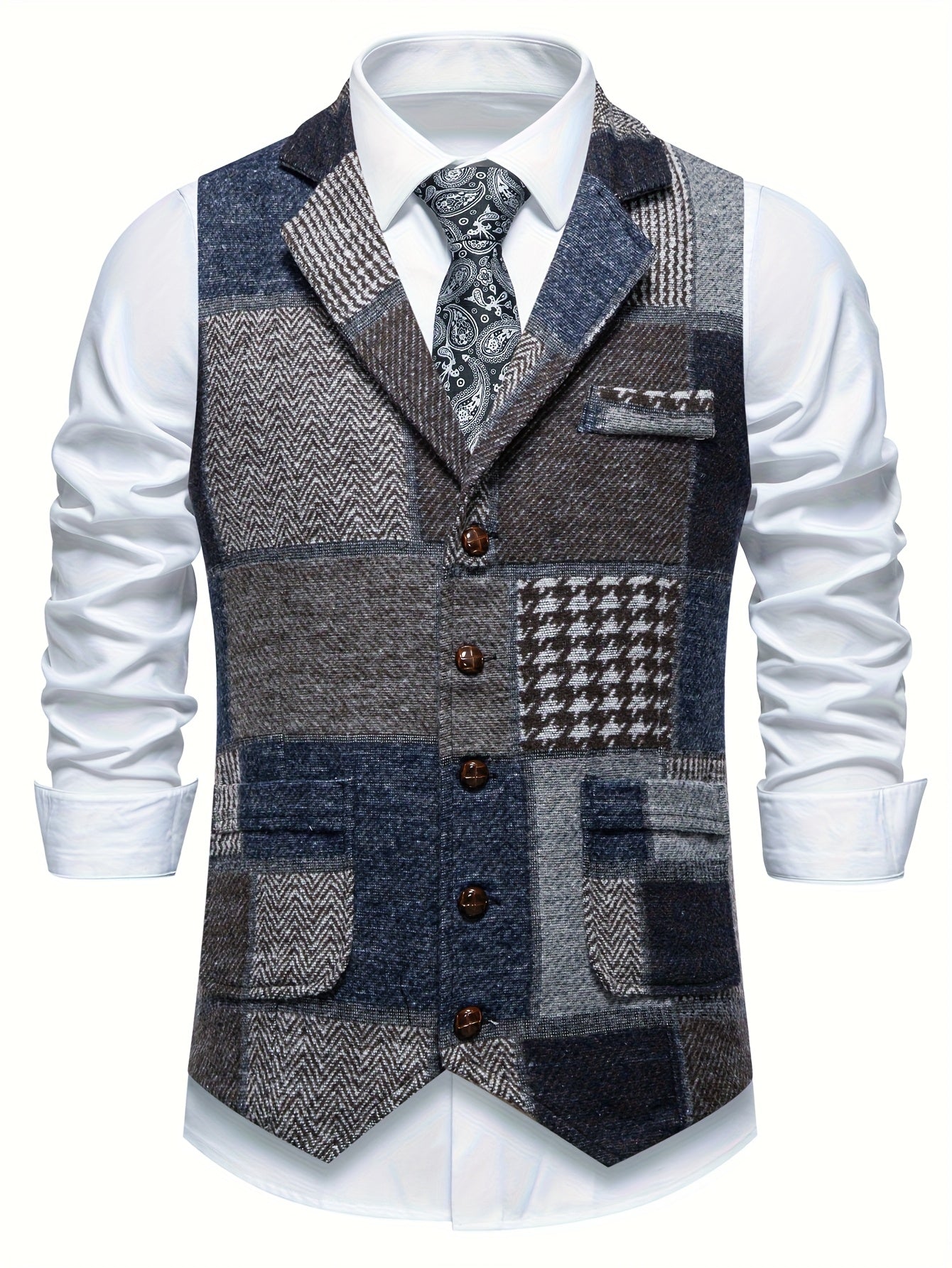 CONOR™ | FORMAL TWEED VEST FOR MEN