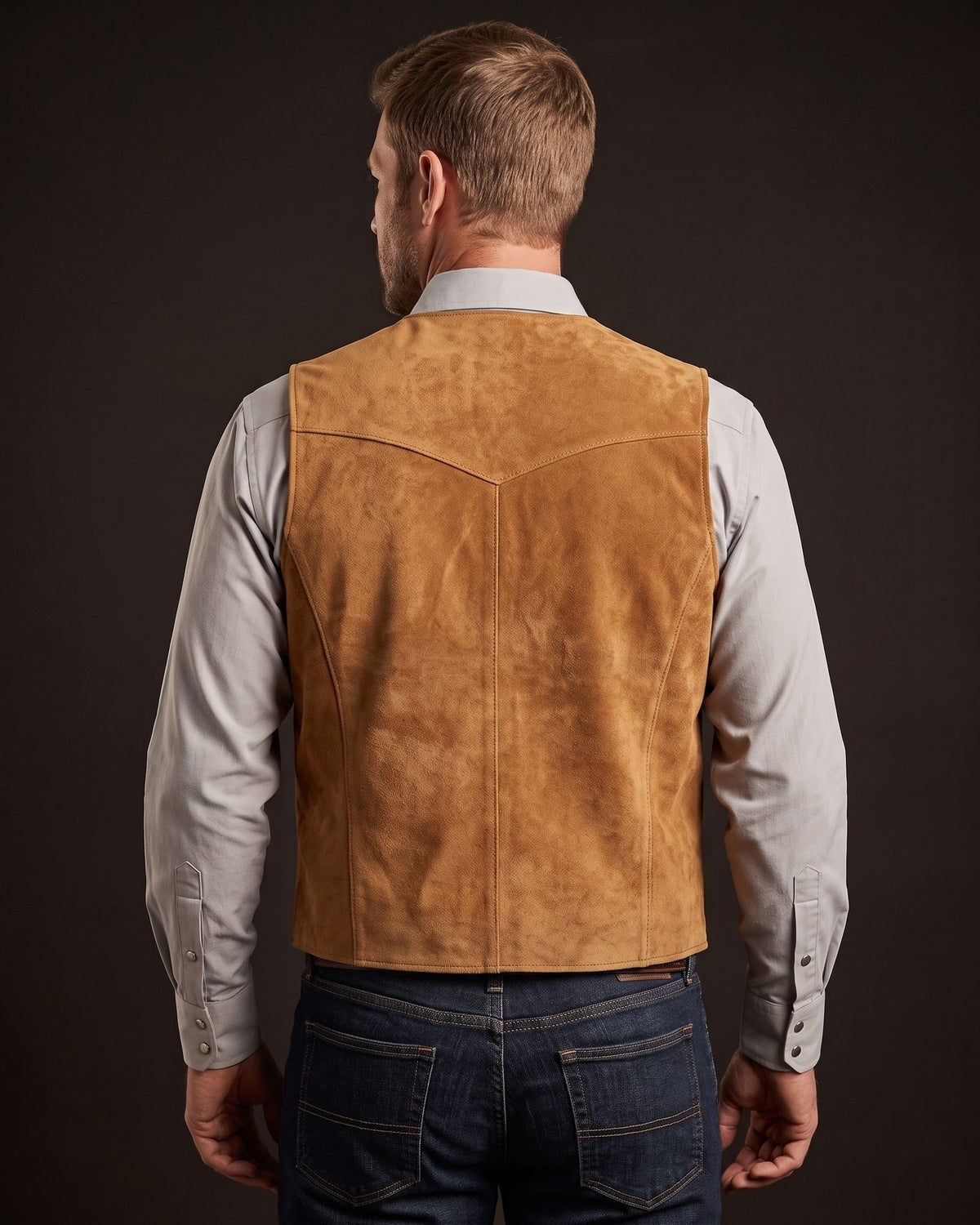 CONOR™ | Brushed Suede Look Vest