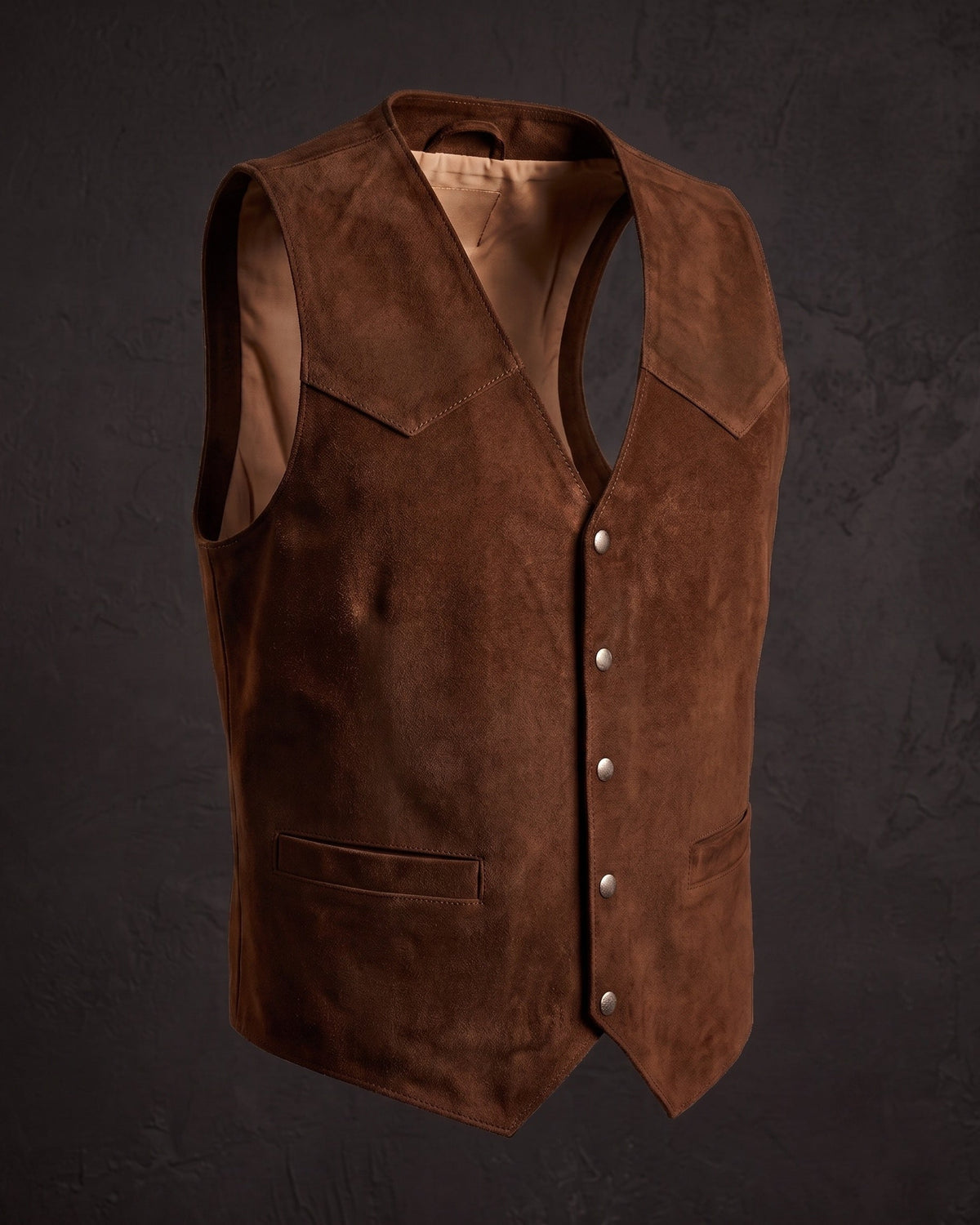 CONOR™ | Brushed Suede Look Vest