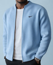 CONOR™ | Ribbed Knit Cardigan Jacket with Zipper