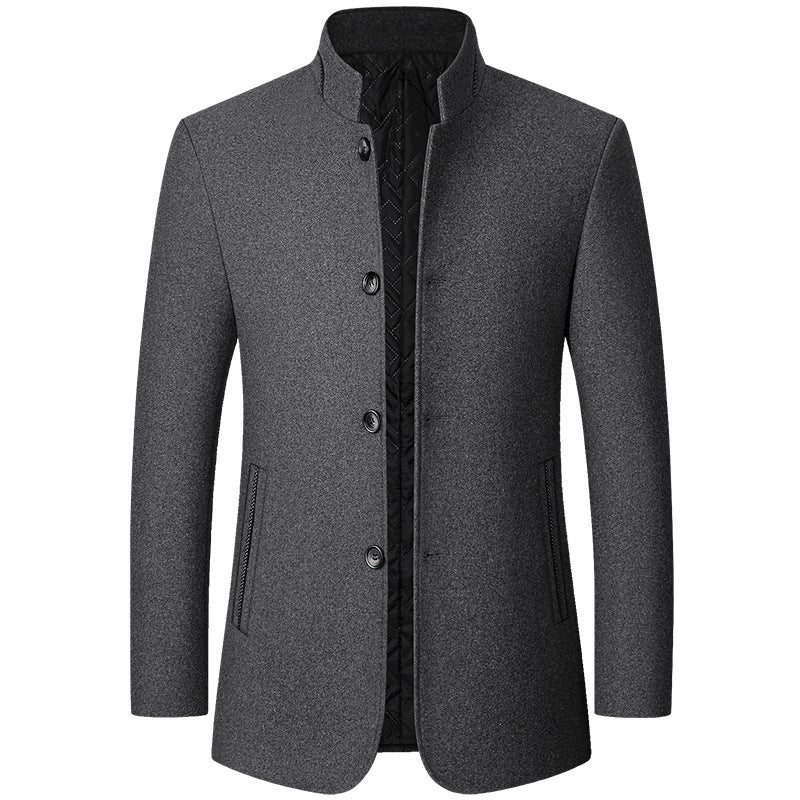 CONOR™™ | Men's Tailored Wool-Blend Overcoat