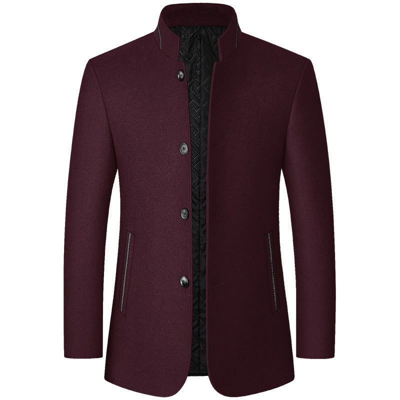 CONOR™™ | Men's Tailored Wool-Blend Overcoat