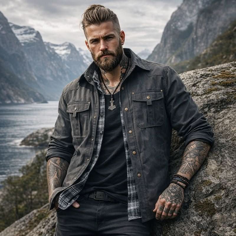 CONOR™ | Flannel Lined Shacket