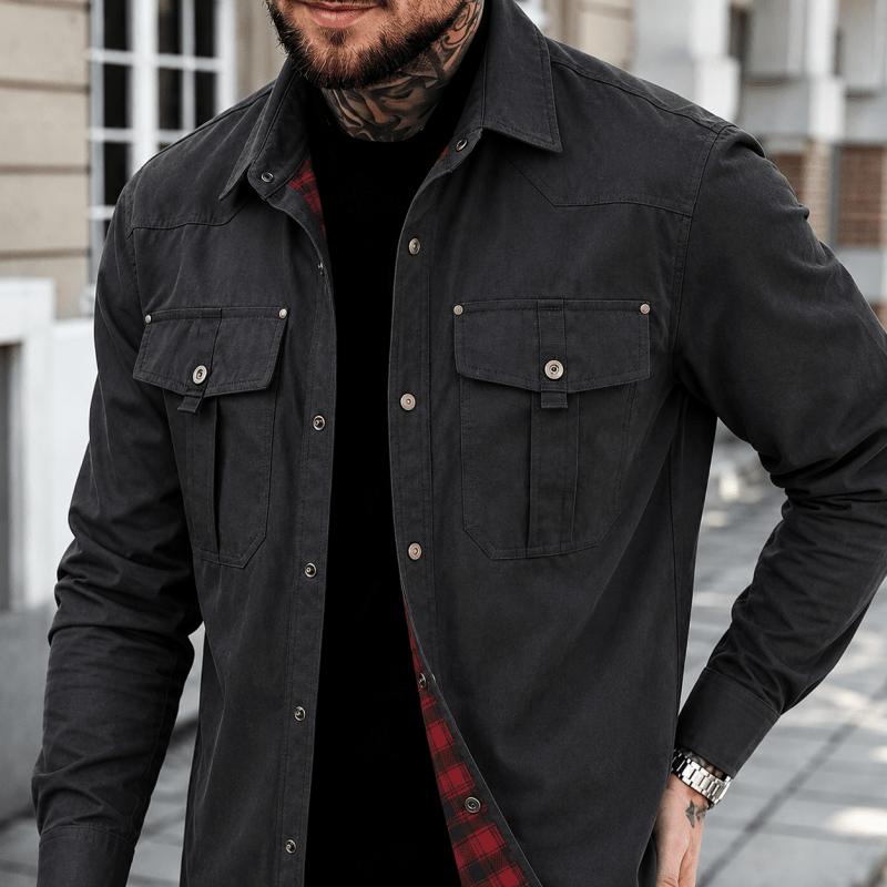 CONOR™ | Flannel Lined Shacket