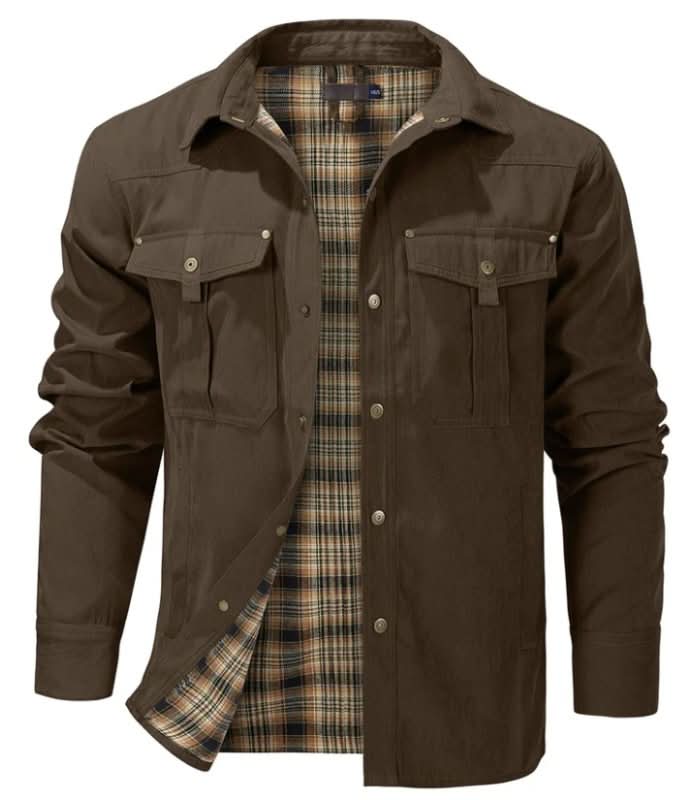 CONOR™ | Flannel Lined Shacket