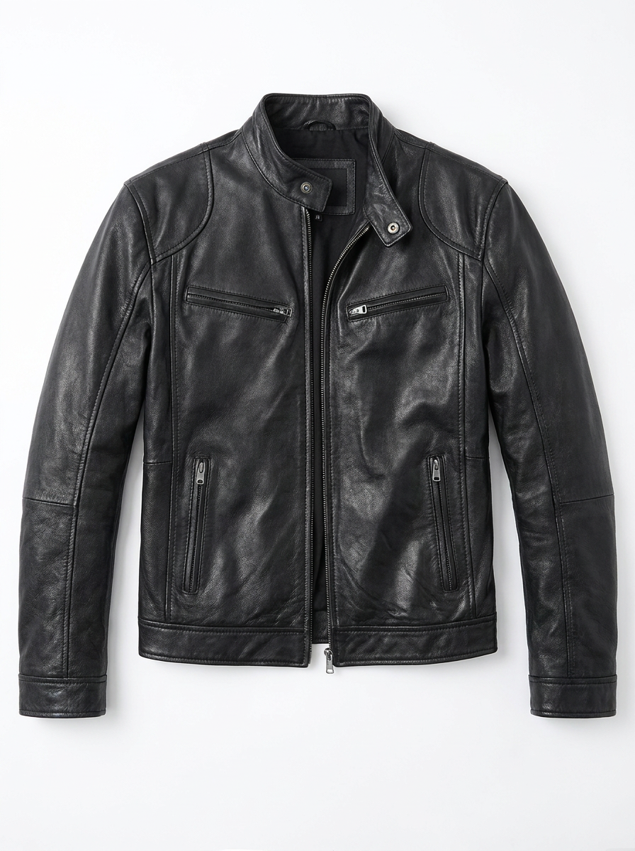 CONOR™ | ROUSSEL PARIS Casual Leather Jacket