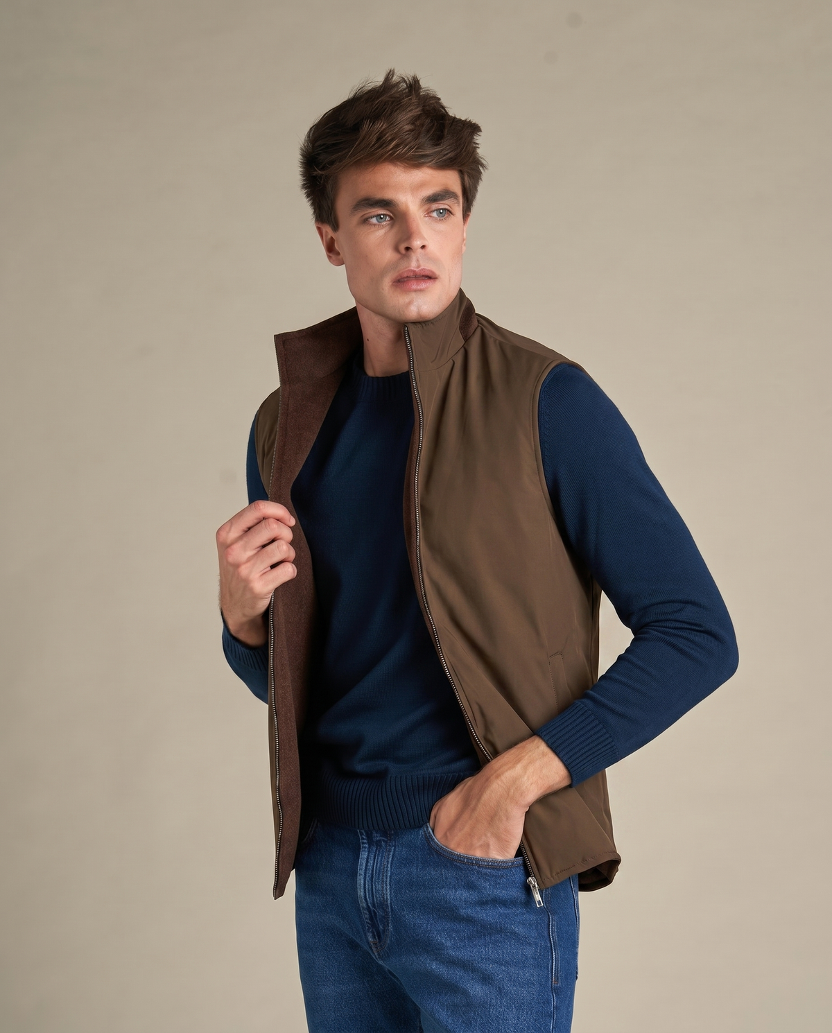 CONOR™ | Reversible Wool Vest