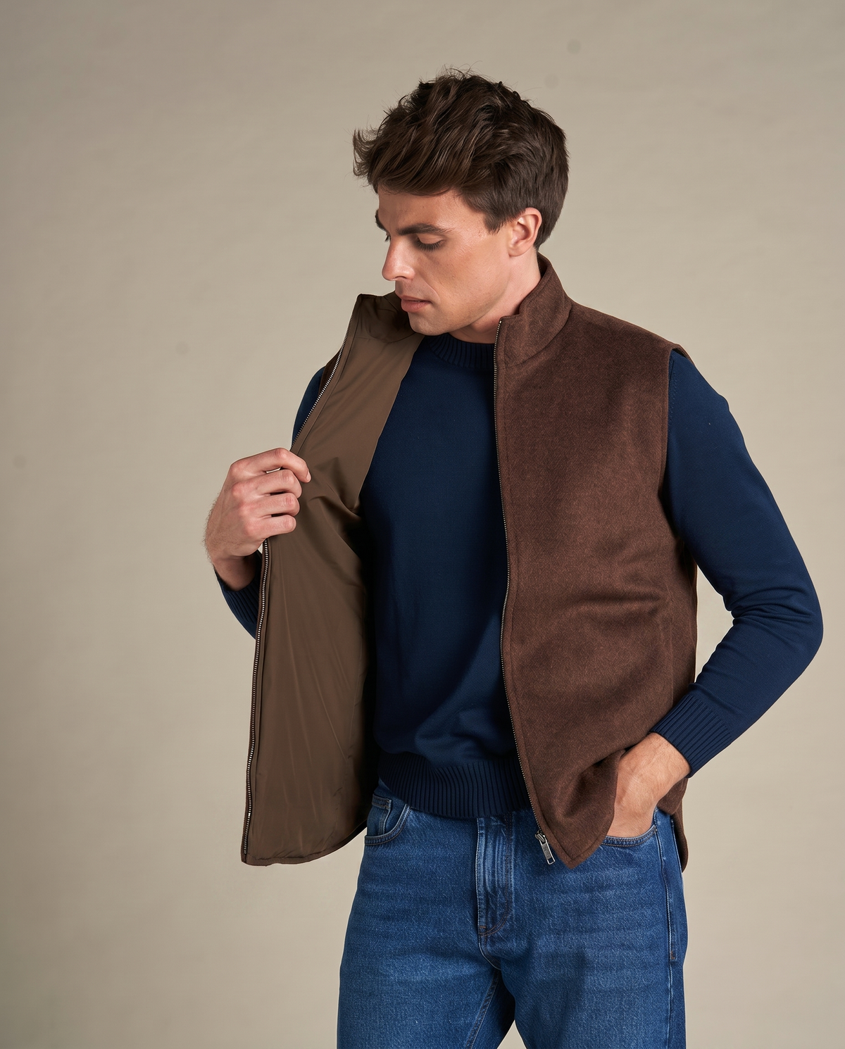 CONOR™ | Reversible Wool Vest
