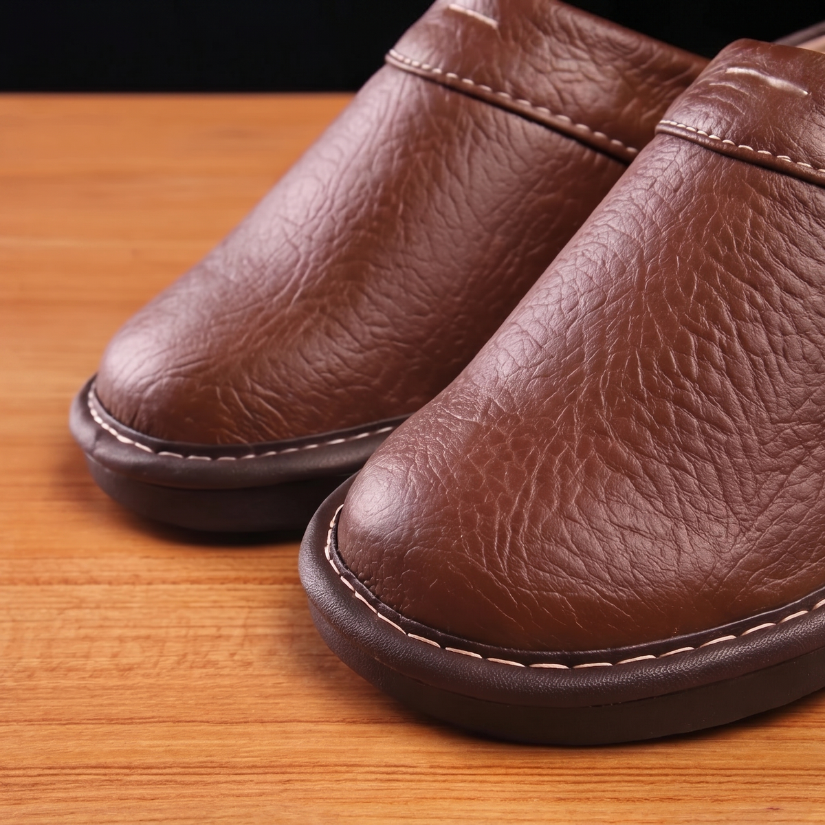 CONOR™ | Men's Leather Slippers