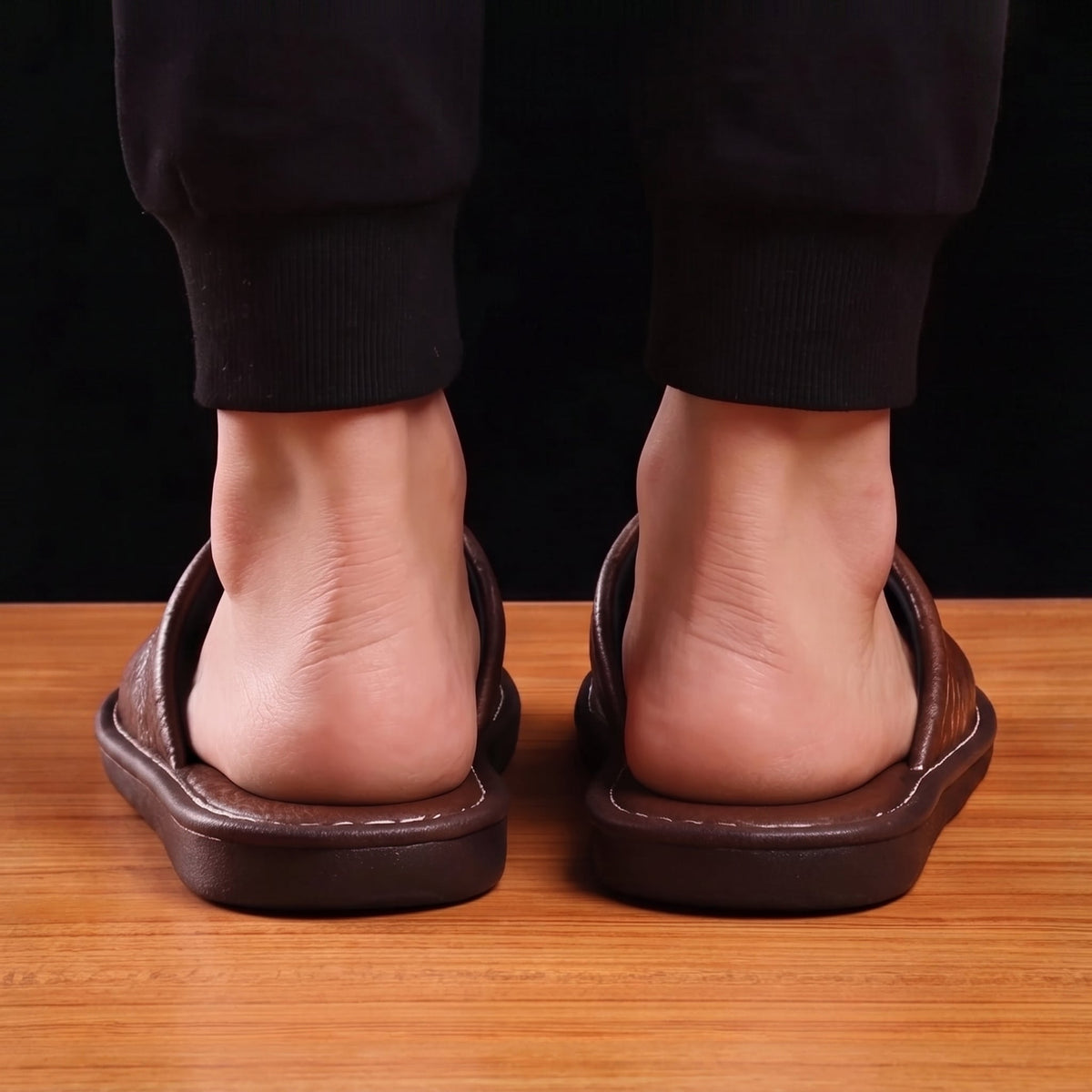 CONOR™ | Men's Leather Slippers
