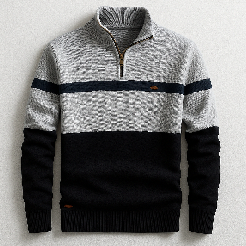 CONOR™ | MEN'S PULLOVER WITH ZIP COLLAR