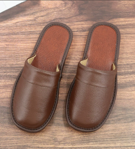 CONOR™ | Men's Leather Slippers