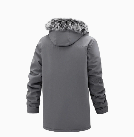 CONOR™ | Men's Windproof Hooded Thermal Mid-Length Parka Jacket
