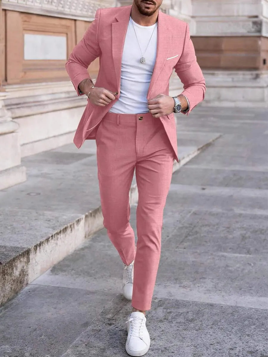 CONOR™™ | Men's Slim Two-Piece Casual Suit