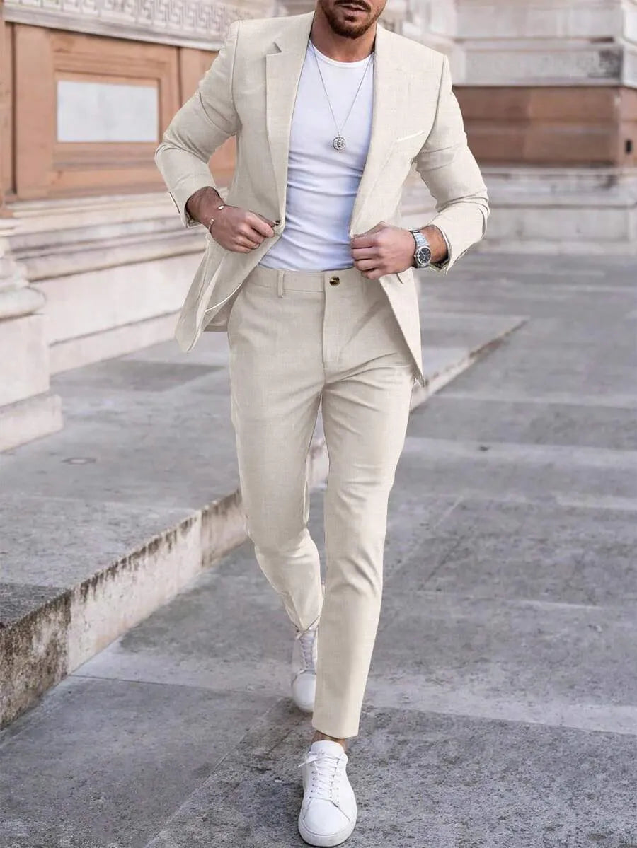 CONOR™™ | Men's Slim Two-Piece Casual Suit