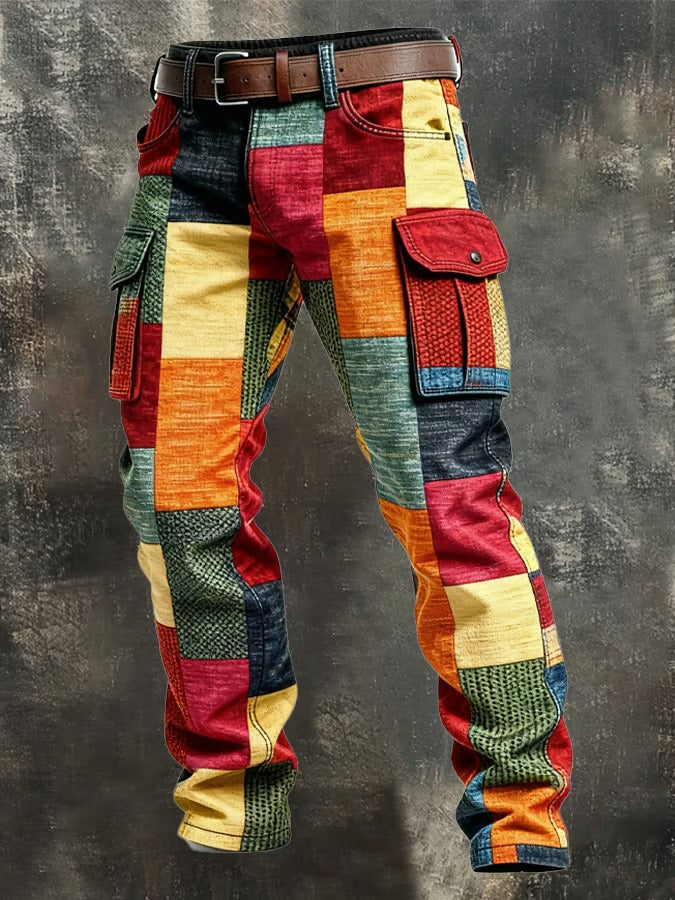 CONOR™ | PATCHWORK CARGO PANTS