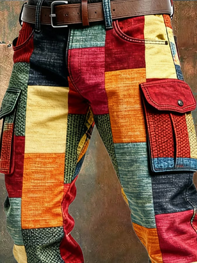 CONOR™ | PATCHWORK CARGO PANTS