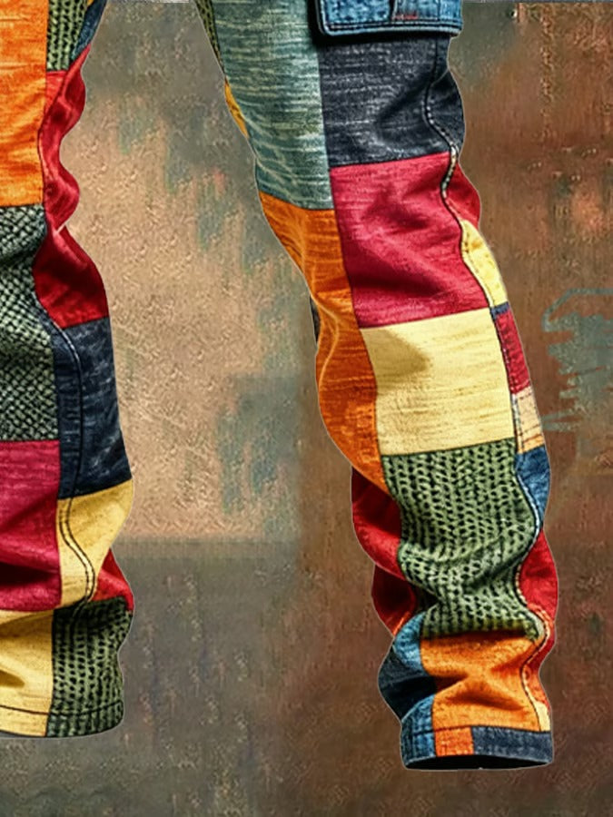 CONOR™ | PATCHWORK CARGO PANTS
