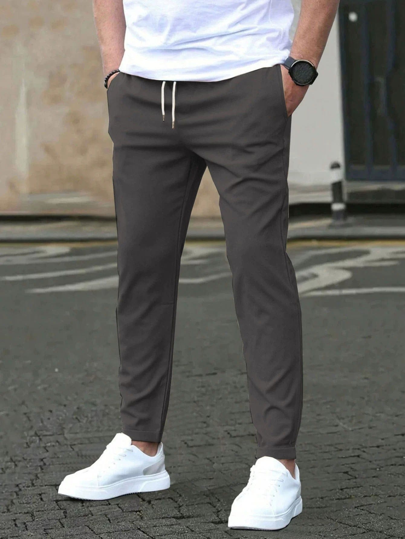 CONOR™™ | Men's Slim-Fit Elastic Waist Pants