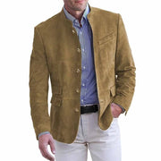 CONOR™ | Men's Collared Suede Blazer