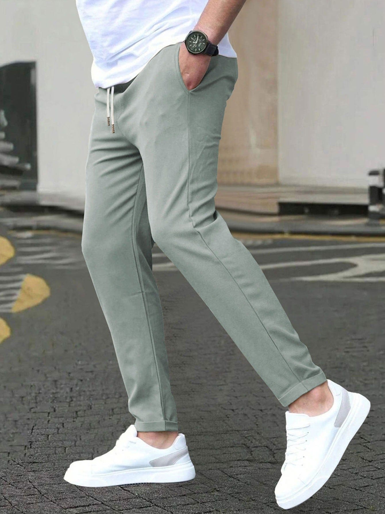 CONOR™™ | Men's Slim-Fit Elastic Waist Pants