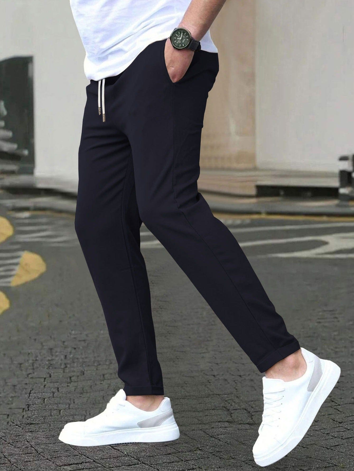 CONOR™™ | Men's Slim-Fit Elastic Waist Pants