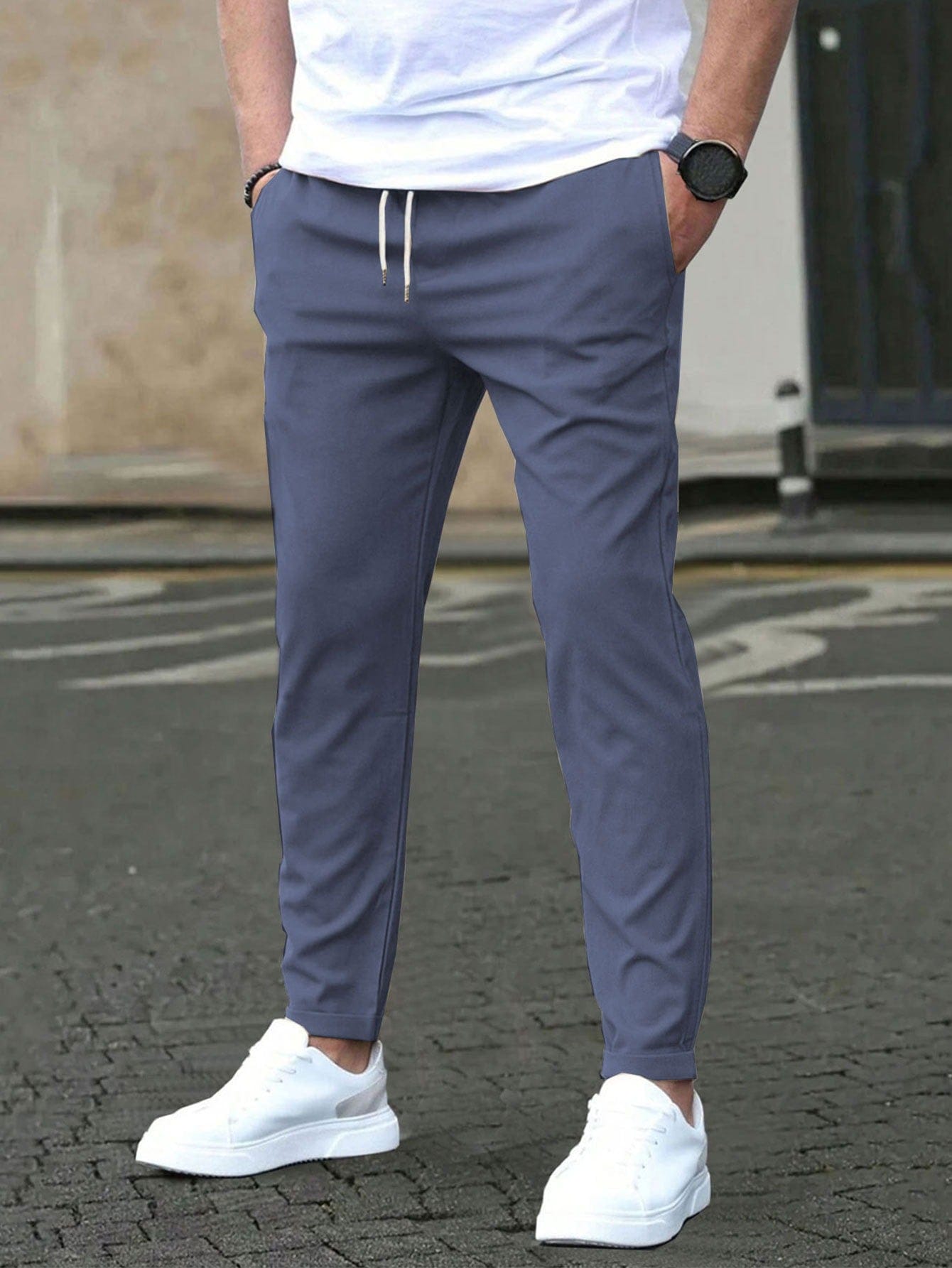 CONOR™™ | Men's Slim-Fit Elastic Waist Pants