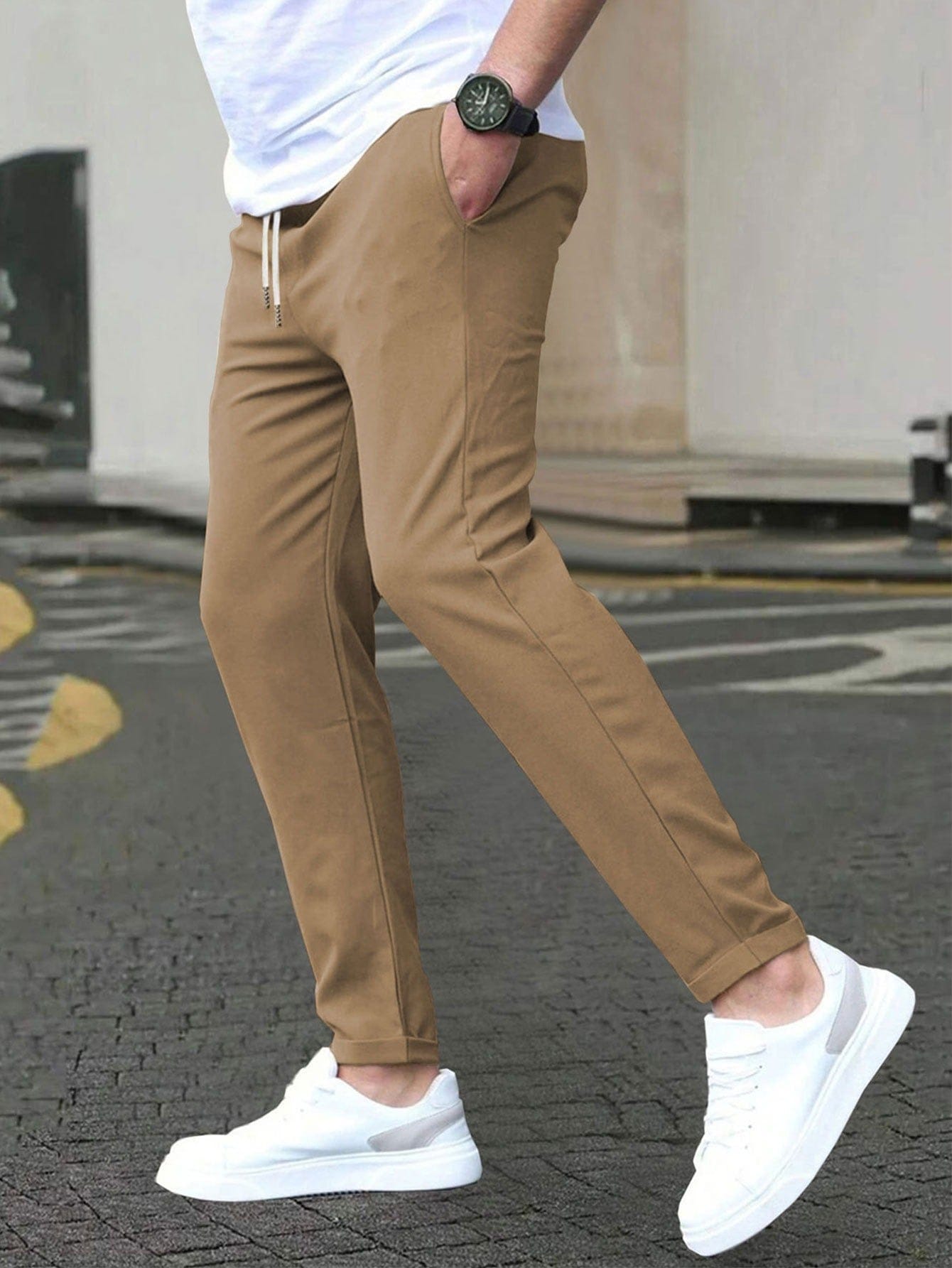 CONOR™™ | Men's Slim-Fit Elastic Waist Pants