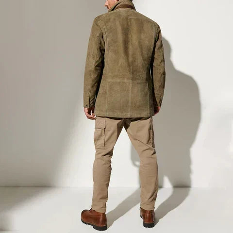 CONOR™ | Men’s Palermo Leather Button-Up Jacket