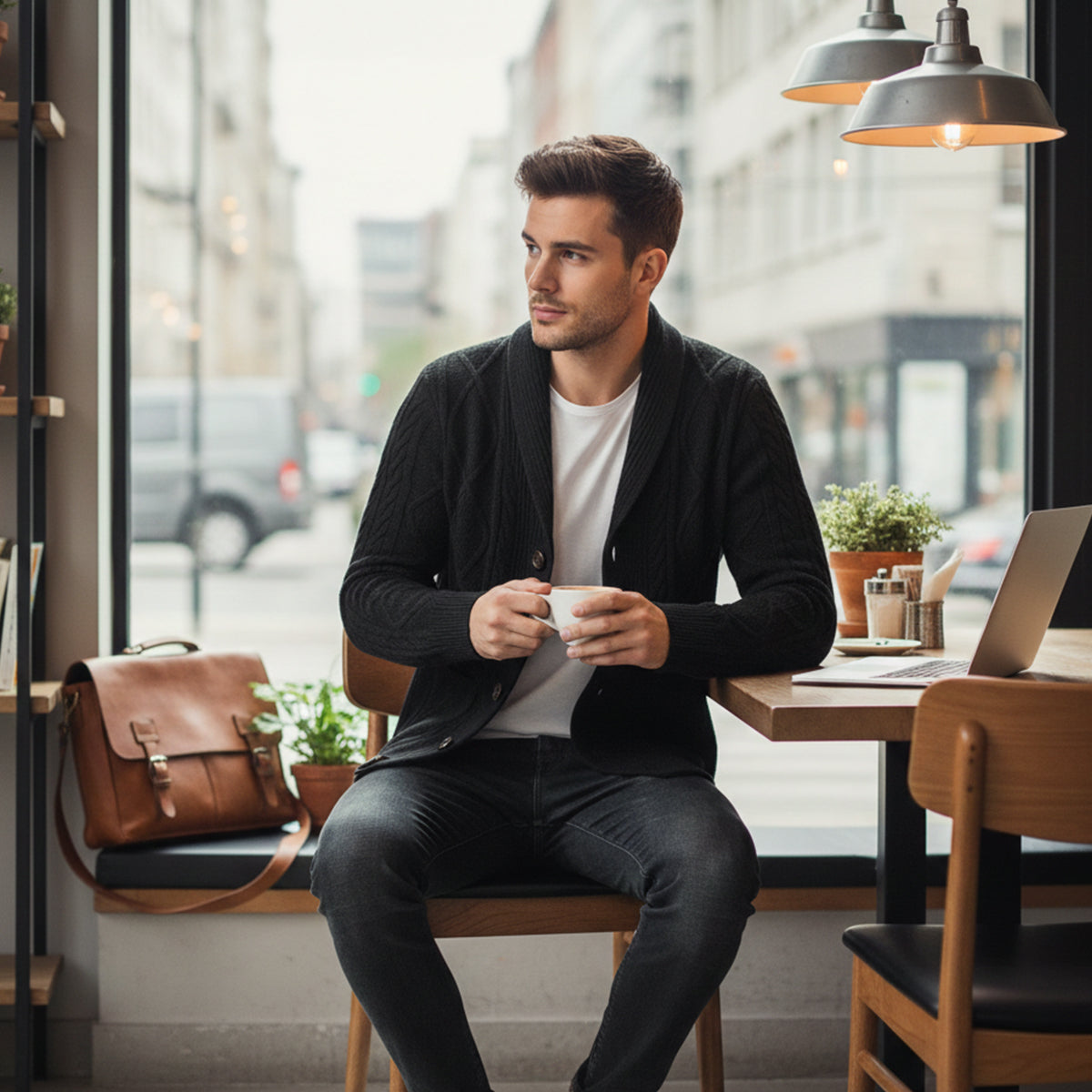 CONOR™™ | Button-Front Cardigan