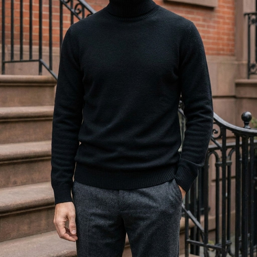 CONOR™ | Clarkson Merino Wool Turtleneck