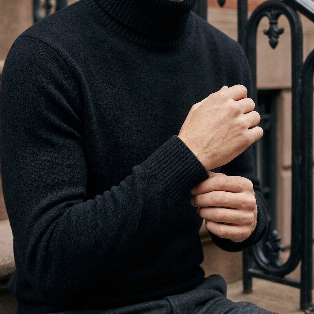 CONOR™ | Clarkson Merino Wool Turtleneck