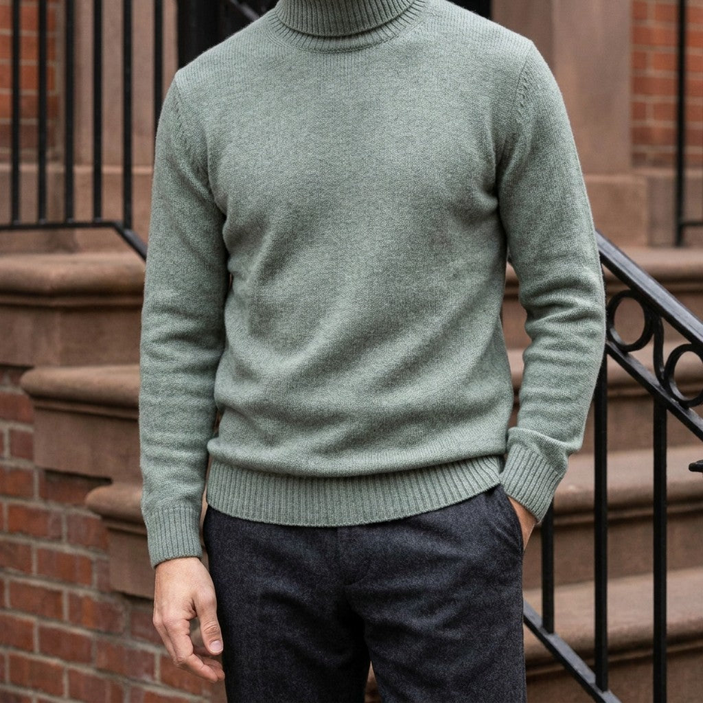 CONOR™ | Clarkson Merino Wool Turtleneck