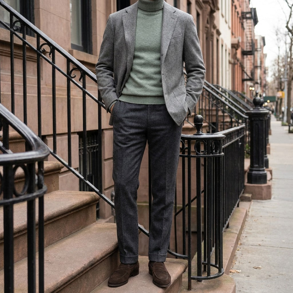 CONOR™ | Clarkson Merino Wool Turtleneck