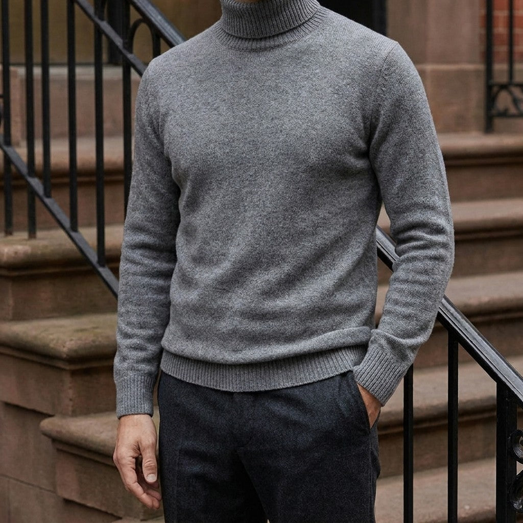 CONOR™ | Clarkson Merino Wool Turtleneck