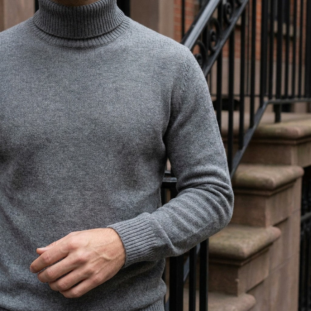 CONOR™ | Clarkson Merino Wool Turtleneck