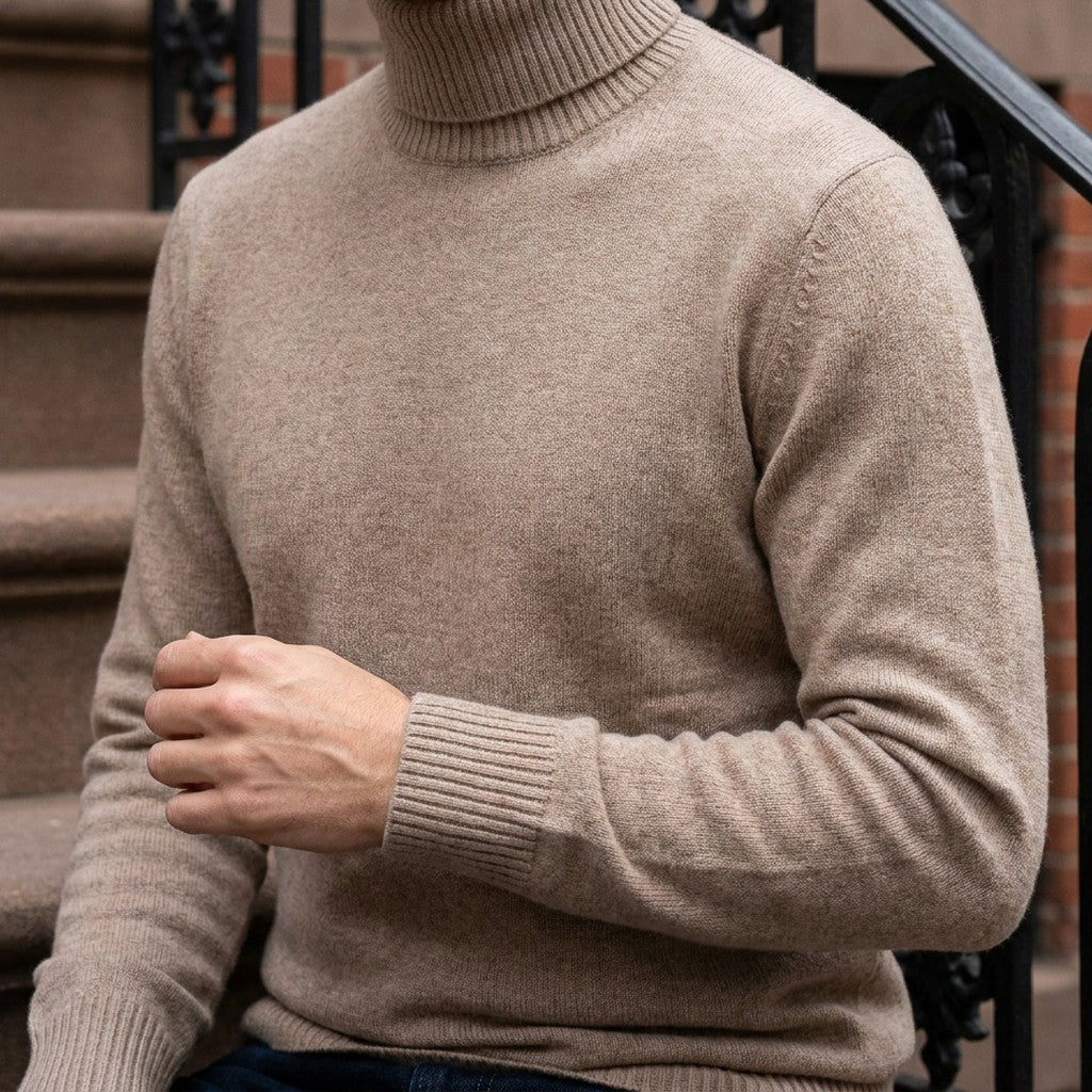 CONOR™ | Clarkson Merino Wool Turtleneck