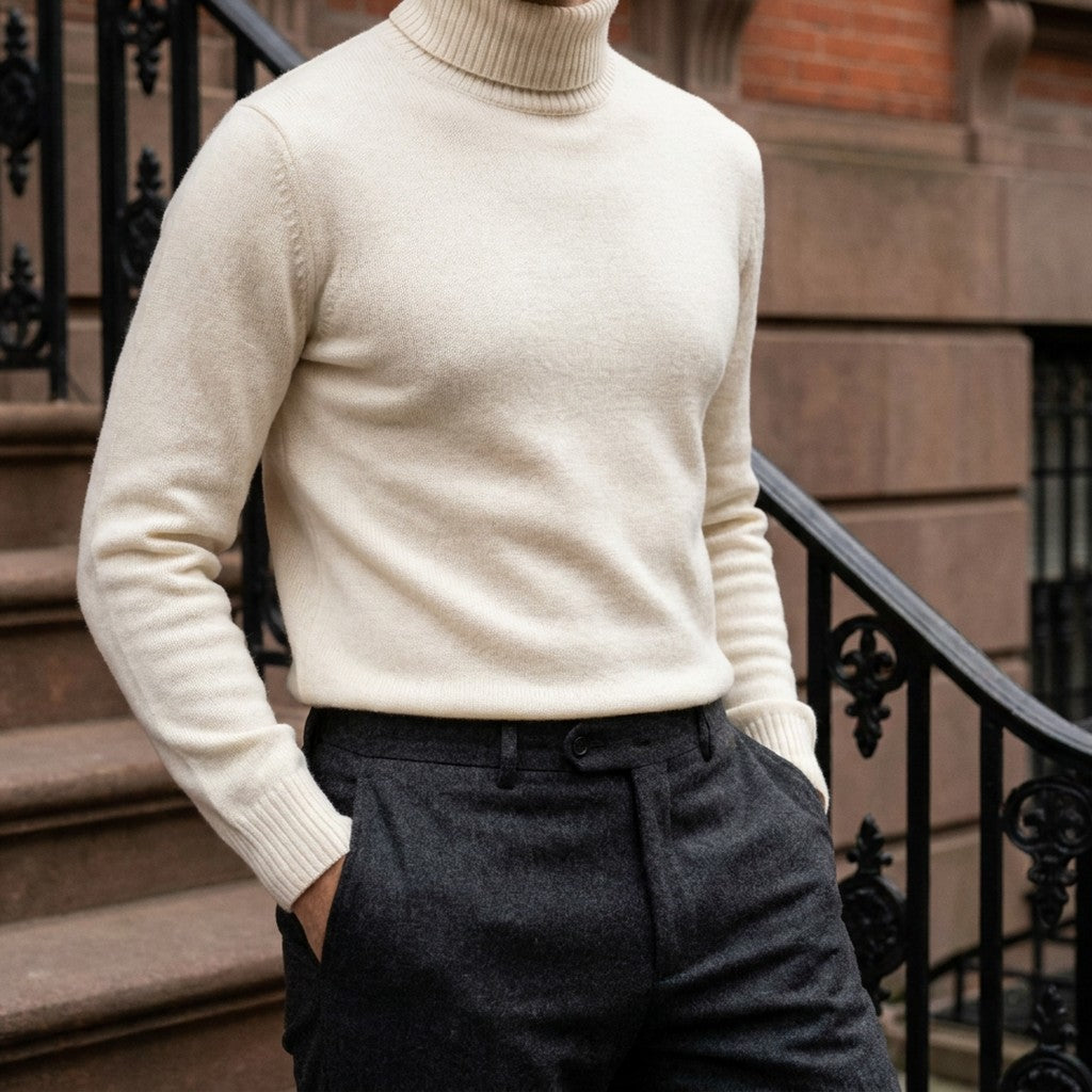 CONOR™ | Clarkson Merino Wool Turtleneck