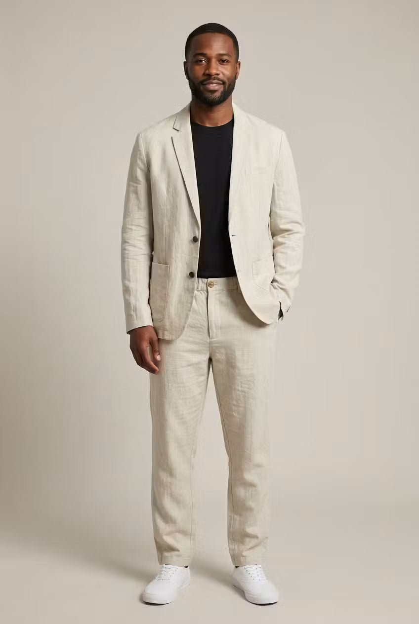 CONOR™™ | Men's Acetate-Linen Suit