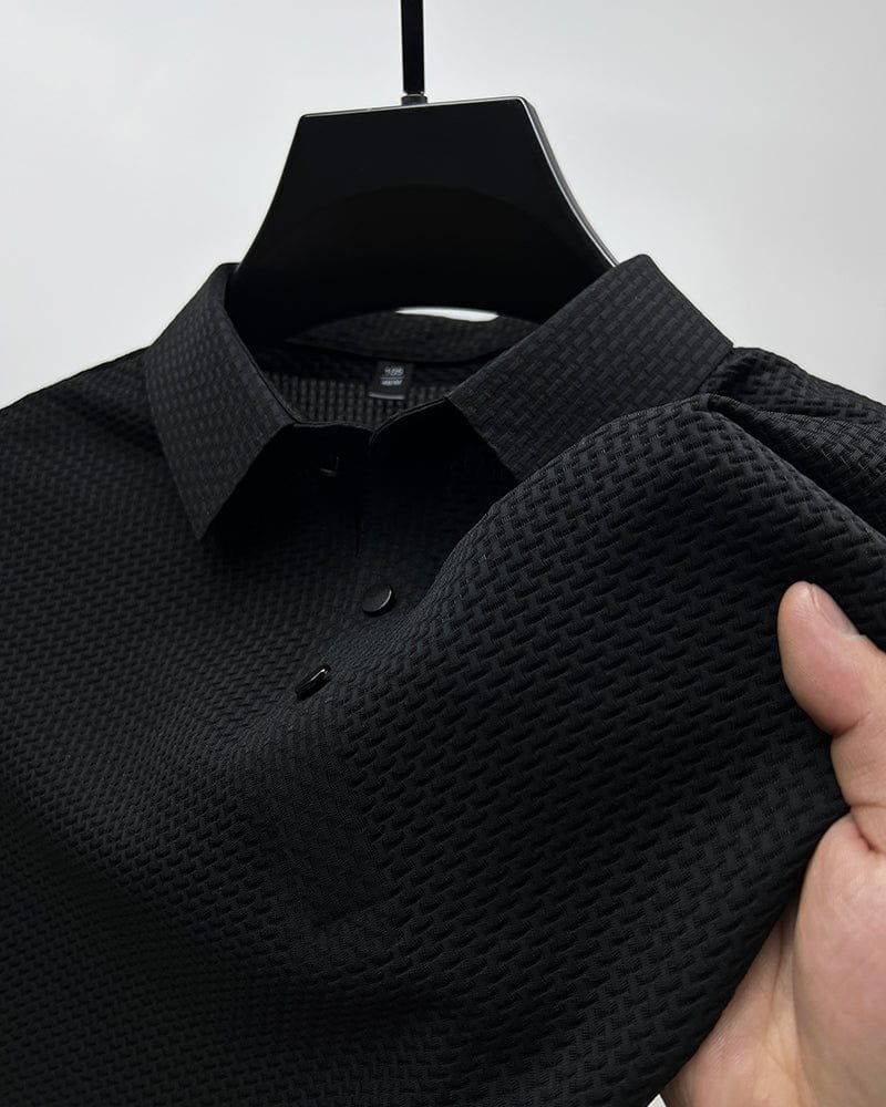 CONOR™™ | Men's Knit Button Placket Polo