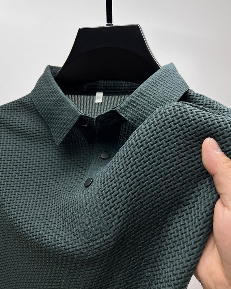 CONOR™™ | Men's Knit Button Placket Polo