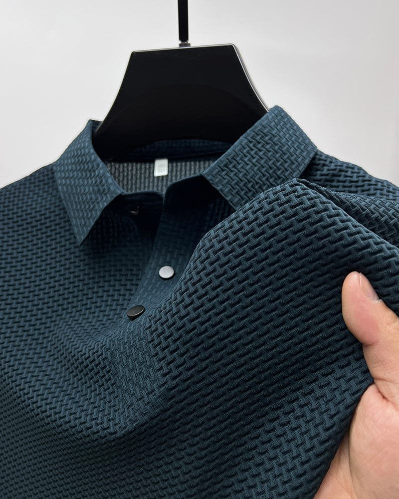 CONOR™™ | Men's Knit Button Placket Polo