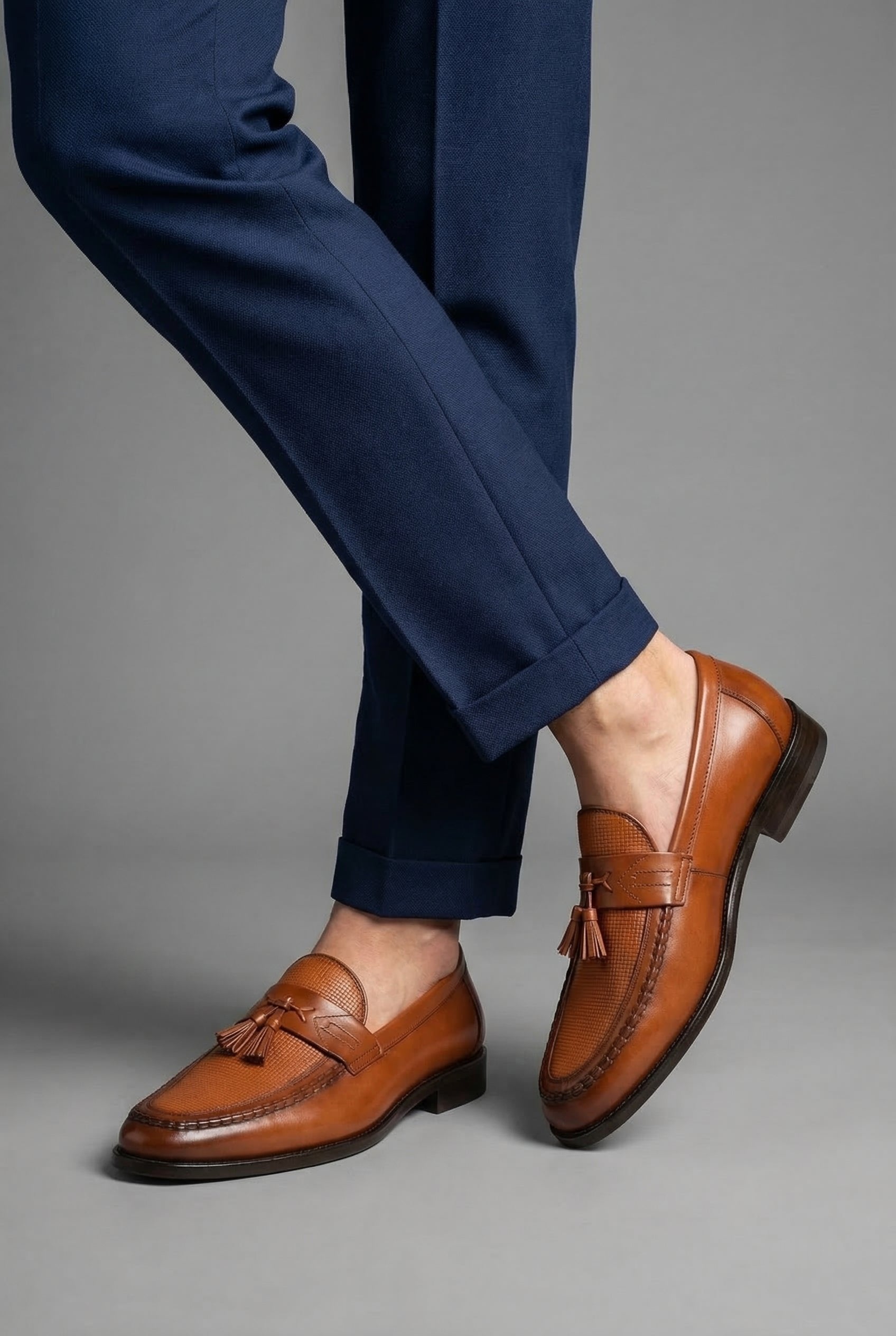 CONOR™™ | Men's Woven Tassel Loafers
