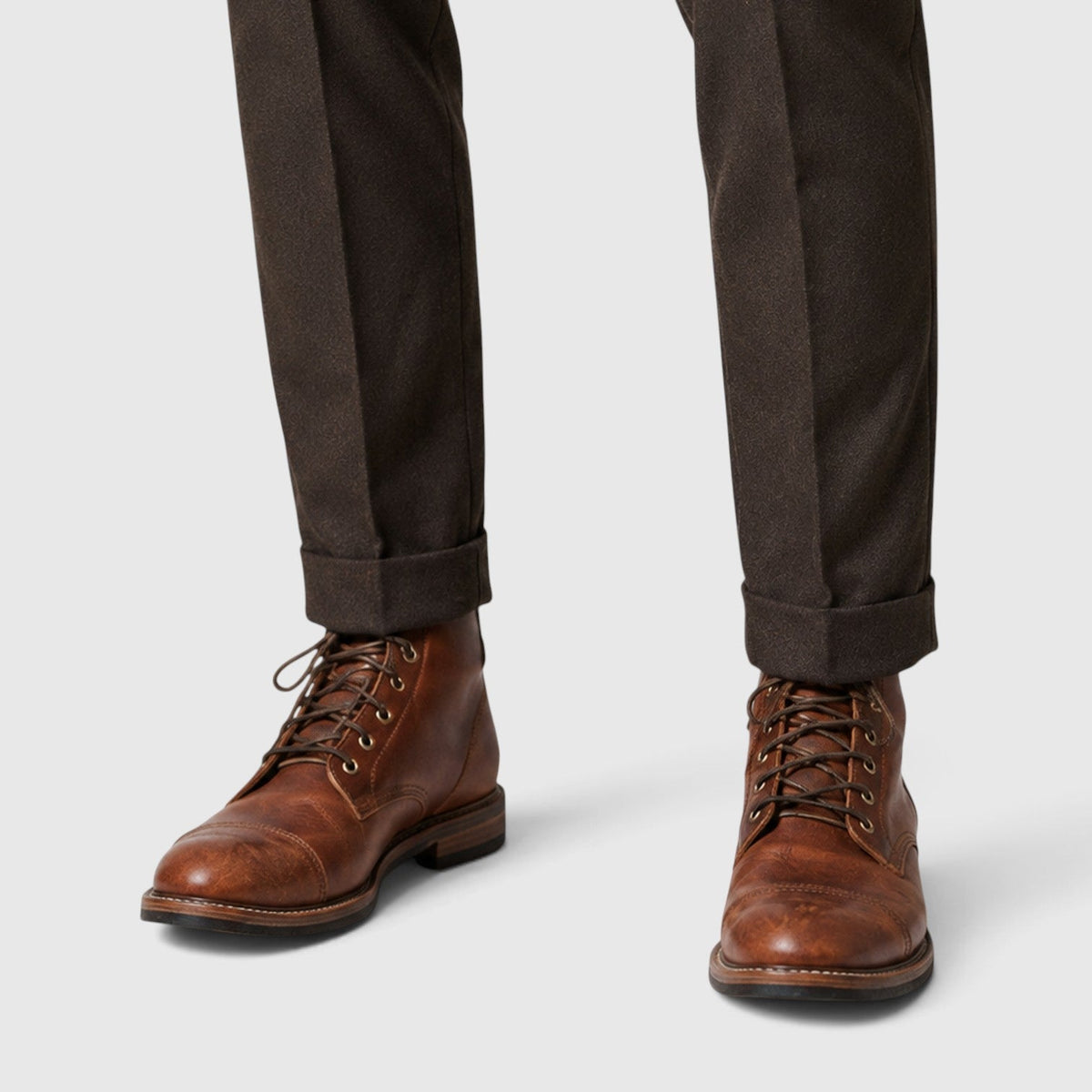 CONOR™ | Men's Leather Boots with Cushioned Insole