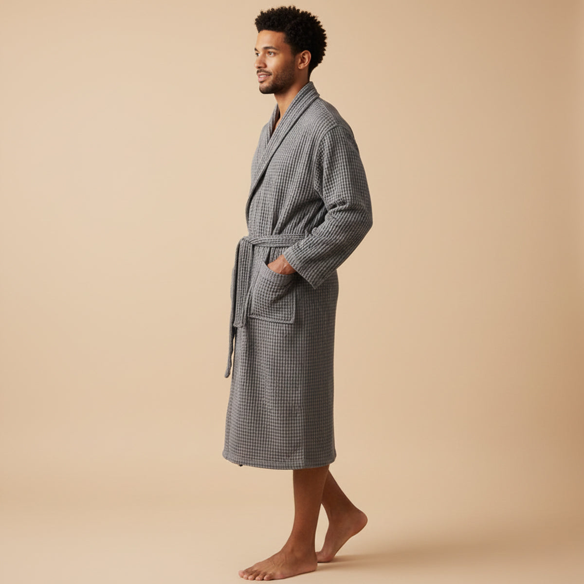 CONOR™ | Waffle Bathrobe