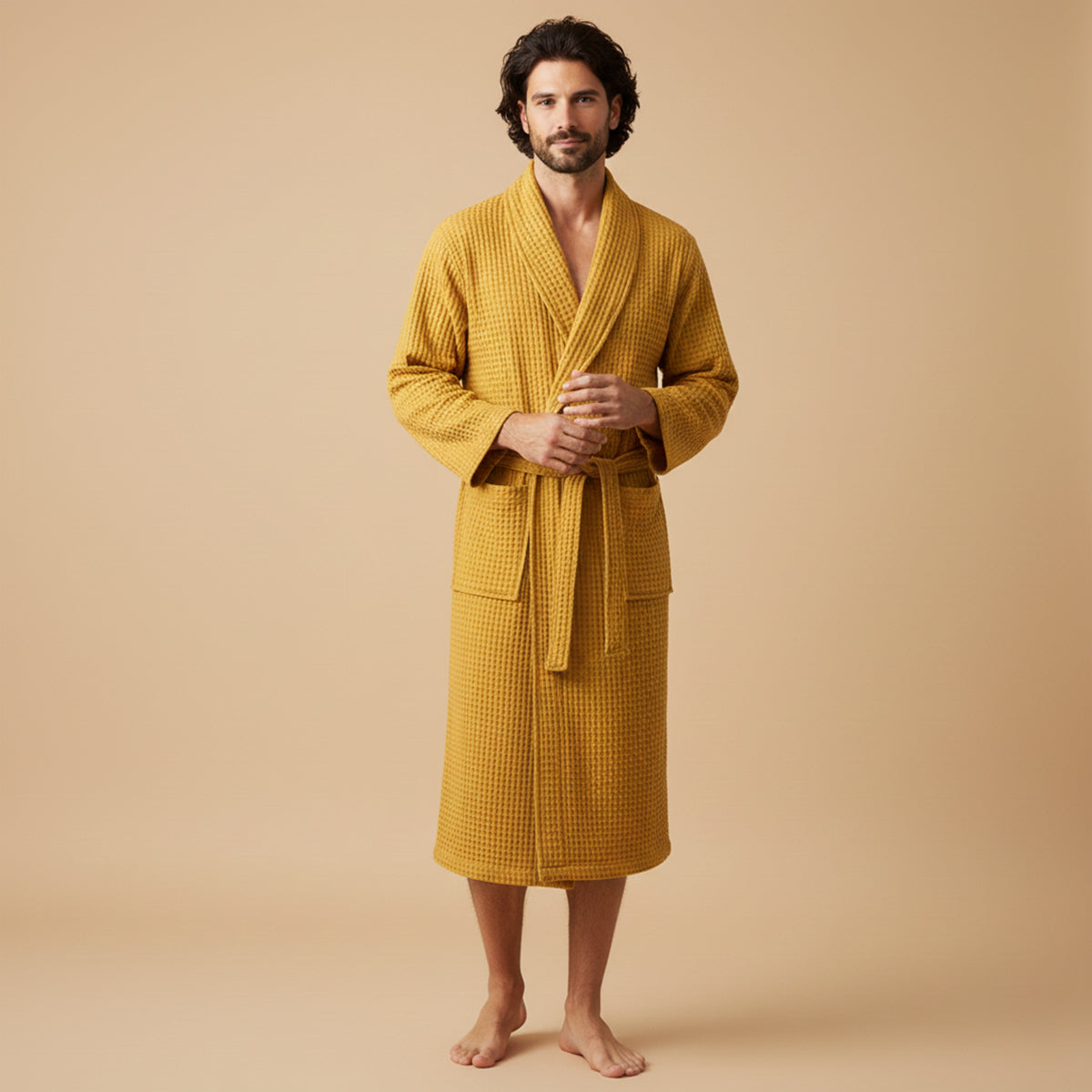 CONOR™ | Waffle Bathrobe