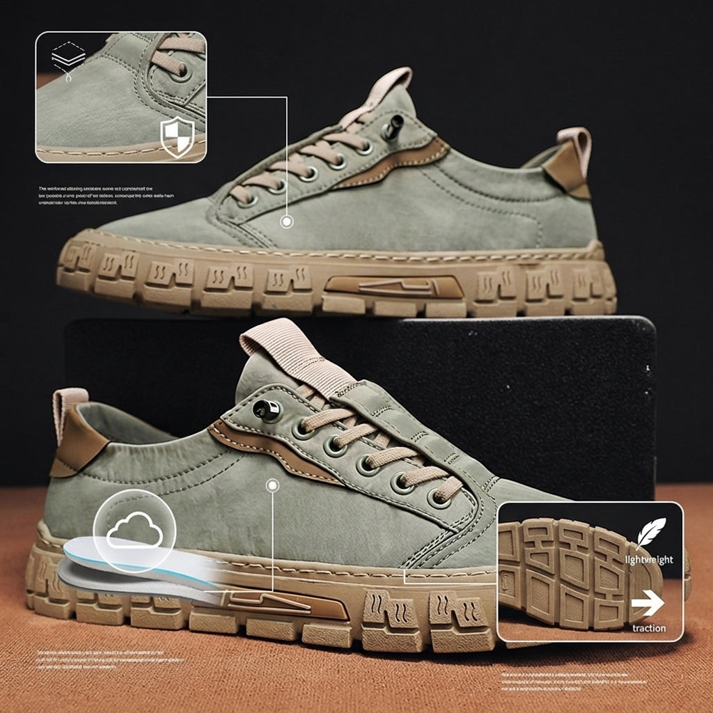 CONOR™ | Men's Canvas Trail Sneakers
